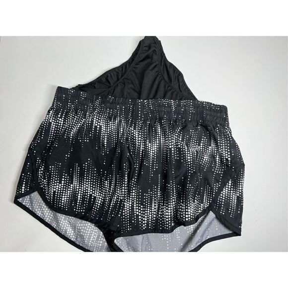 Danskin Women's Shorts size XL black, white, polyester - Picture 4 of 6